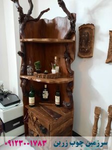 میز بار بوفه چوبی