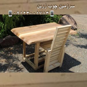 صندلی و نیمکت چوبی